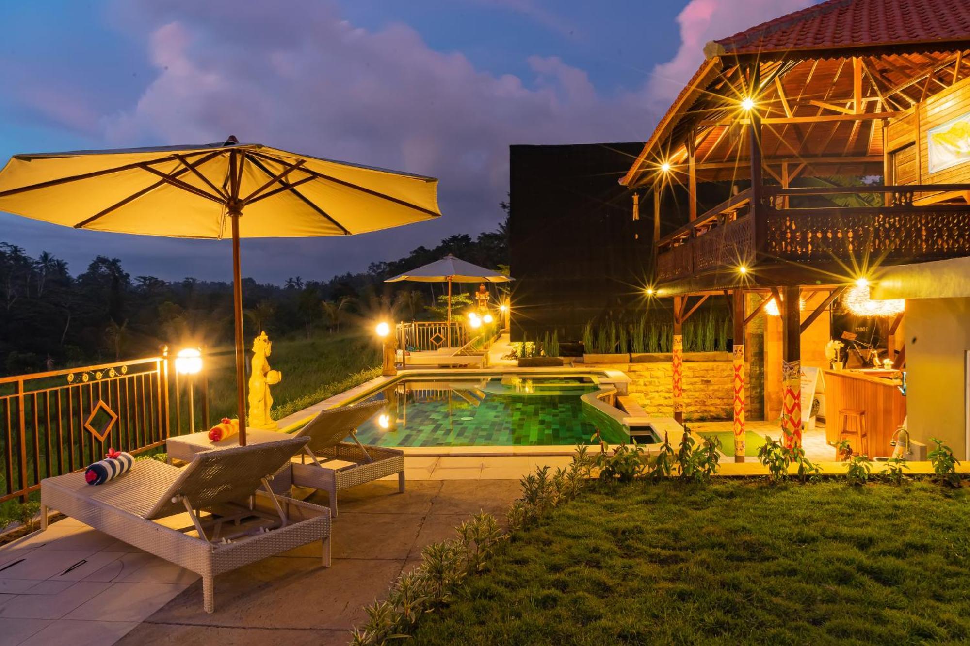 The Pyramid Ubud River Villas Payangan Exteriér fotografie