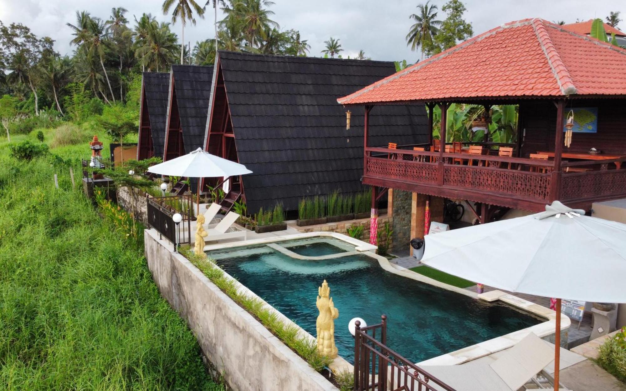 The Pyramid Ubud River Villas Payangan Exteriér fotografie